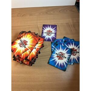 Collection Of Bakughan Trading Cards In Album